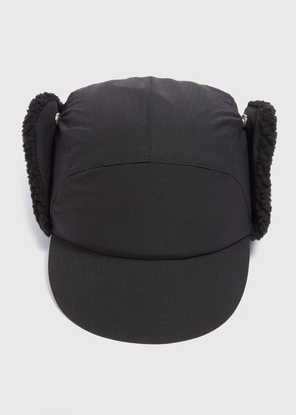 Black Nylon Trapper - One Size Image 1