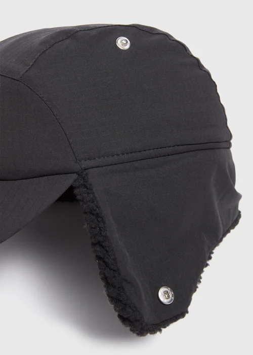 Black Nylon Trapper - One Size Image 2