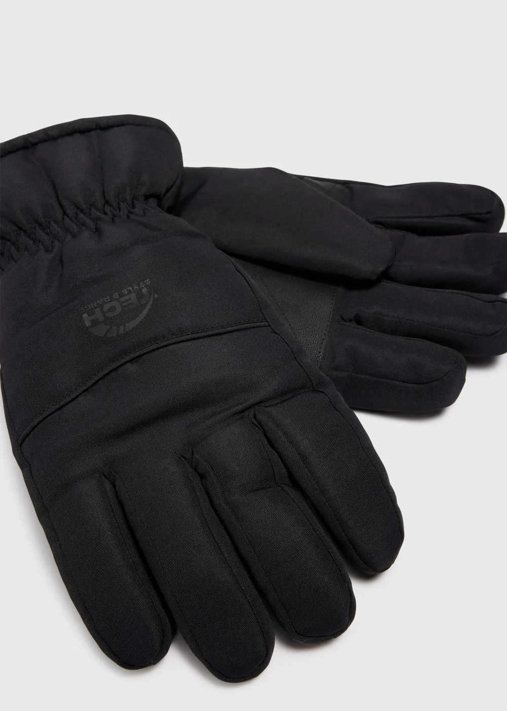 Black Ski Gloves - S/M Image 2