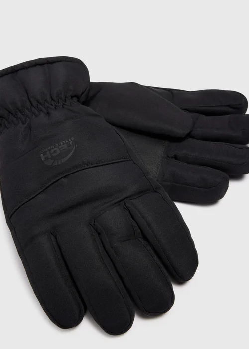 Black Ski Gloves - S/M Image 2