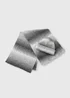 Grey Ombre Hat & Scarf Set - One Size Image 1