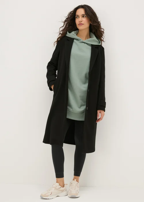 Charcoal Fleece Lined Heavy Weight Leggings - S Image 4