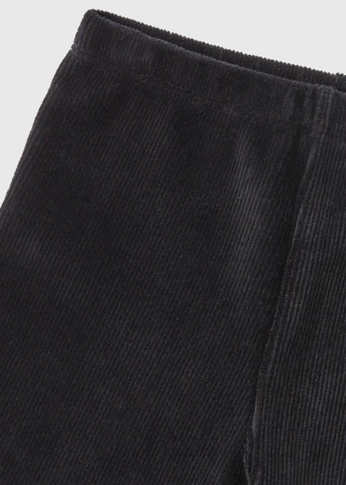 Girls Black Cord Leggings (1-7yrs) - 1 half year to 2 Image 2