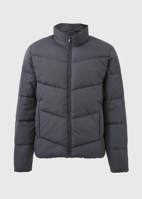 Grey Puffer Jacket - S Image 4