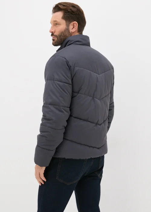 Grey Puffer Jacket - S Image 2