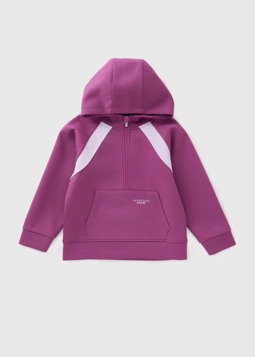Girls Purple Evergreen Hoodie (7-15yrs) - 7 Yrs Image 1
