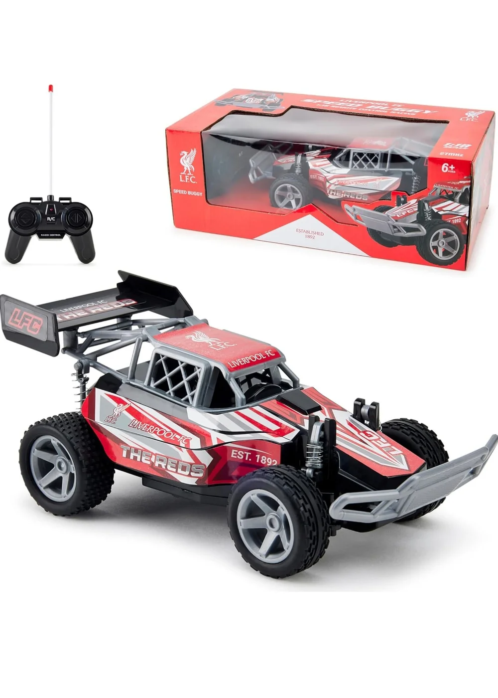 Liverpool FC Remote Control Buggy 1:18 Scale - One Size Image 1