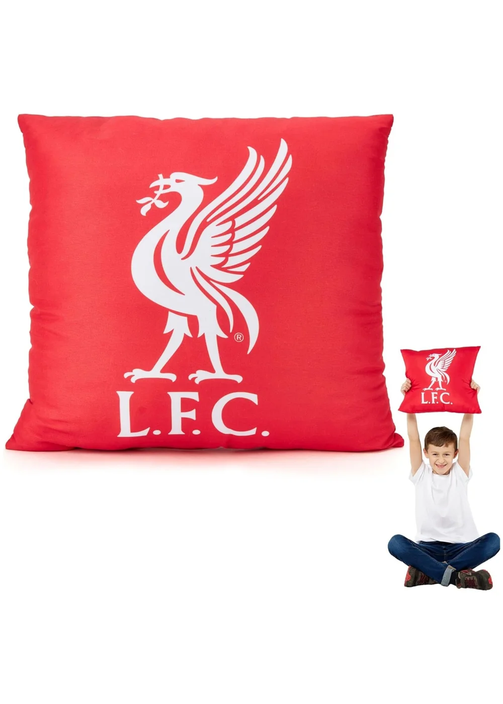 Liverpool FC Square Cushion - One Size Image 1