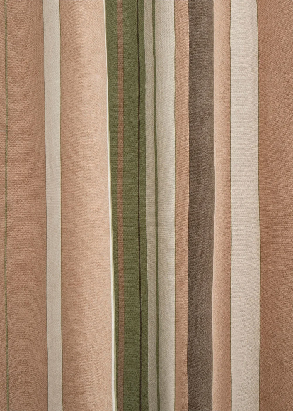 Fusion Whitworth Stripe Green Eyelet Curtains - 46W X 54D (117x137cm) Image 3