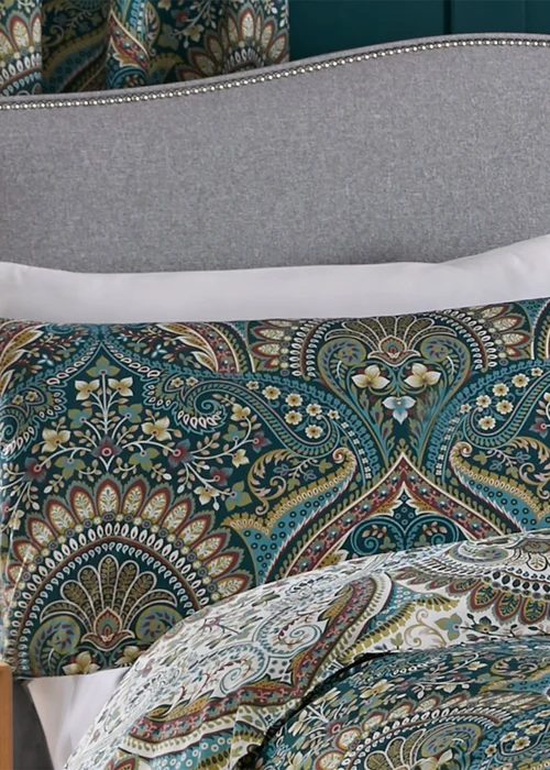 Dreams & Drapes Design Palais Blue Duvet Cover Set - Single Image 2