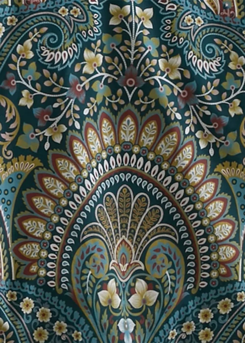 Dreams & Drapes Design Palais Blue Duvet Cover Set - Single Image 3