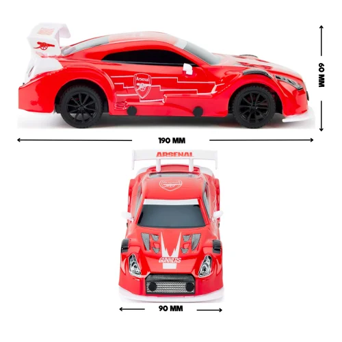 Arsenal 1:24 Sports Car - One Size Image 2
