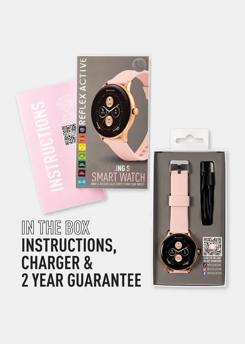Reflex Active Series 22 Pink Silicone Strap Watch - One Size Image 5