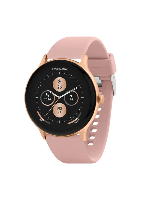 Reflex Active Series 22 Pink Silicone Strap Watch - One Size Image 1