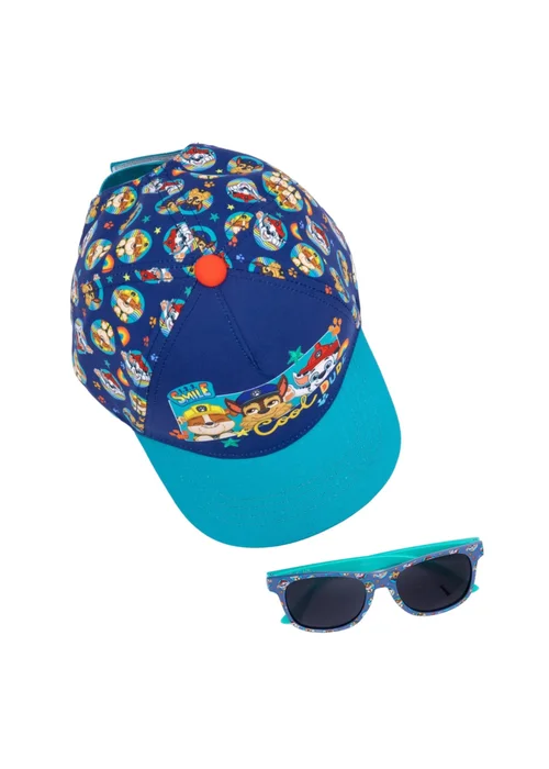 Paw Patrol Blue Sunglasses Baseball Cap Set - One Size Image 1