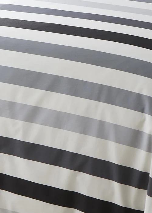 Bedlam Beckett Stripe White Duvet Cover Set - Single Image 3