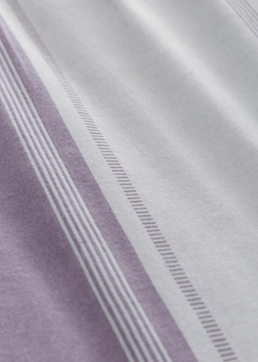 Fusion Plum Betley Brushed Duvet Cover Set - Double Image 3