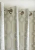 Curtina Darla Velvet Ivory Eyelet Curtains - 46W X 54D (117x137cm) Image 3