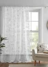 Dreams & Drapes Darnley White Voile Panel - 55W X 90D (140x228cm) Image 1