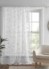 Dreams & Drapes Darnley White Voile Panel - 55W X 90D (140x228cm) Image 3