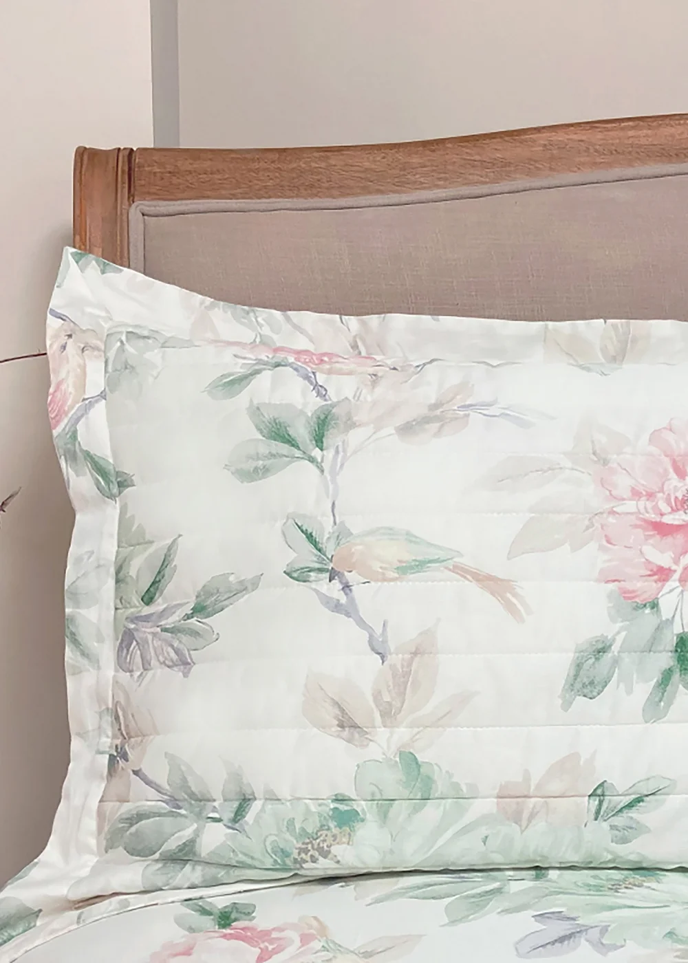 Appletree Heritage Campion Sateen Green Pillowsham - 70 x 55cm Image 1