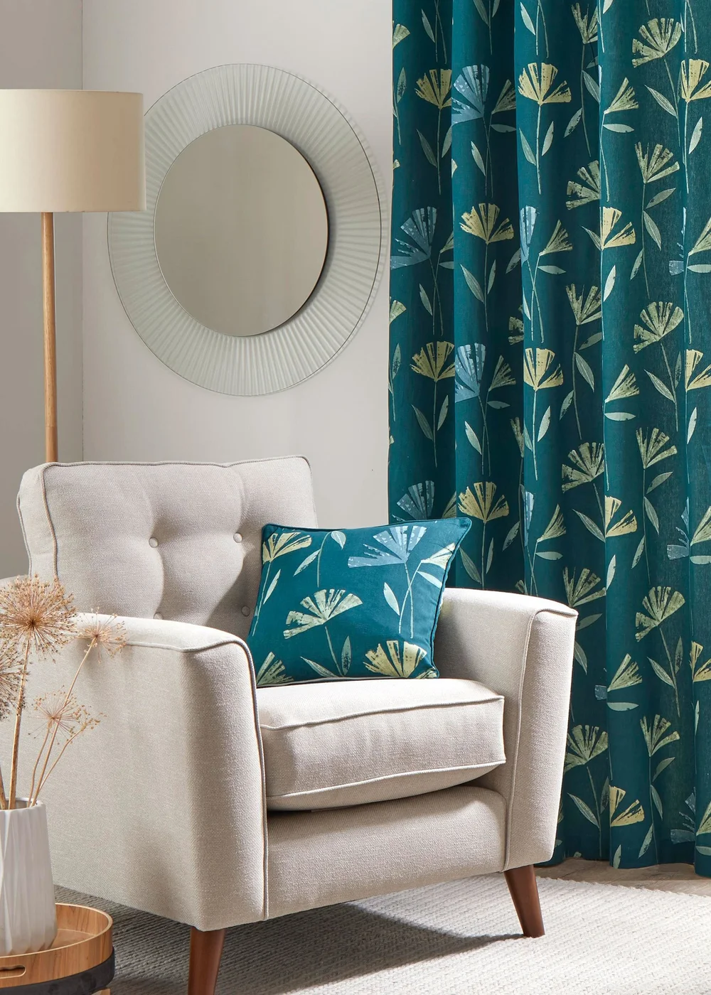 Fusion Dacey Blue Filled Cushion (43cm x 43cm) - 43W X 43D Image 2