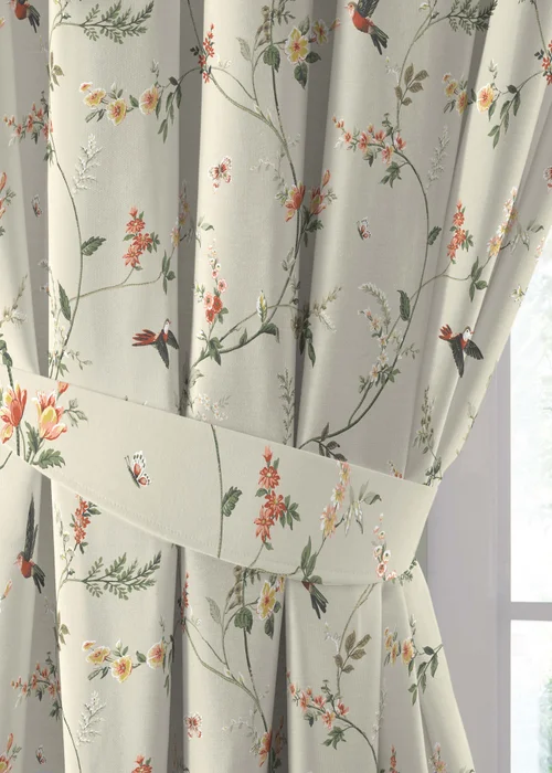 Dreams & Drapes Darnley Pink Pencil Pleat Curtains With Tie-Backs - 46W X 54D (117x137cm) Image 3
