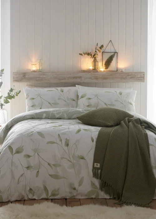 Drift Home Eliza Green Duvet Cover Set - King Image 1