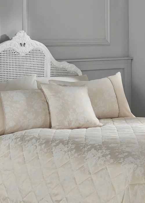 Dreams & Drapes Imelda Jacquard Ivory Filled Cushion (43cm x 43cm) - 43W X 43D Image 2