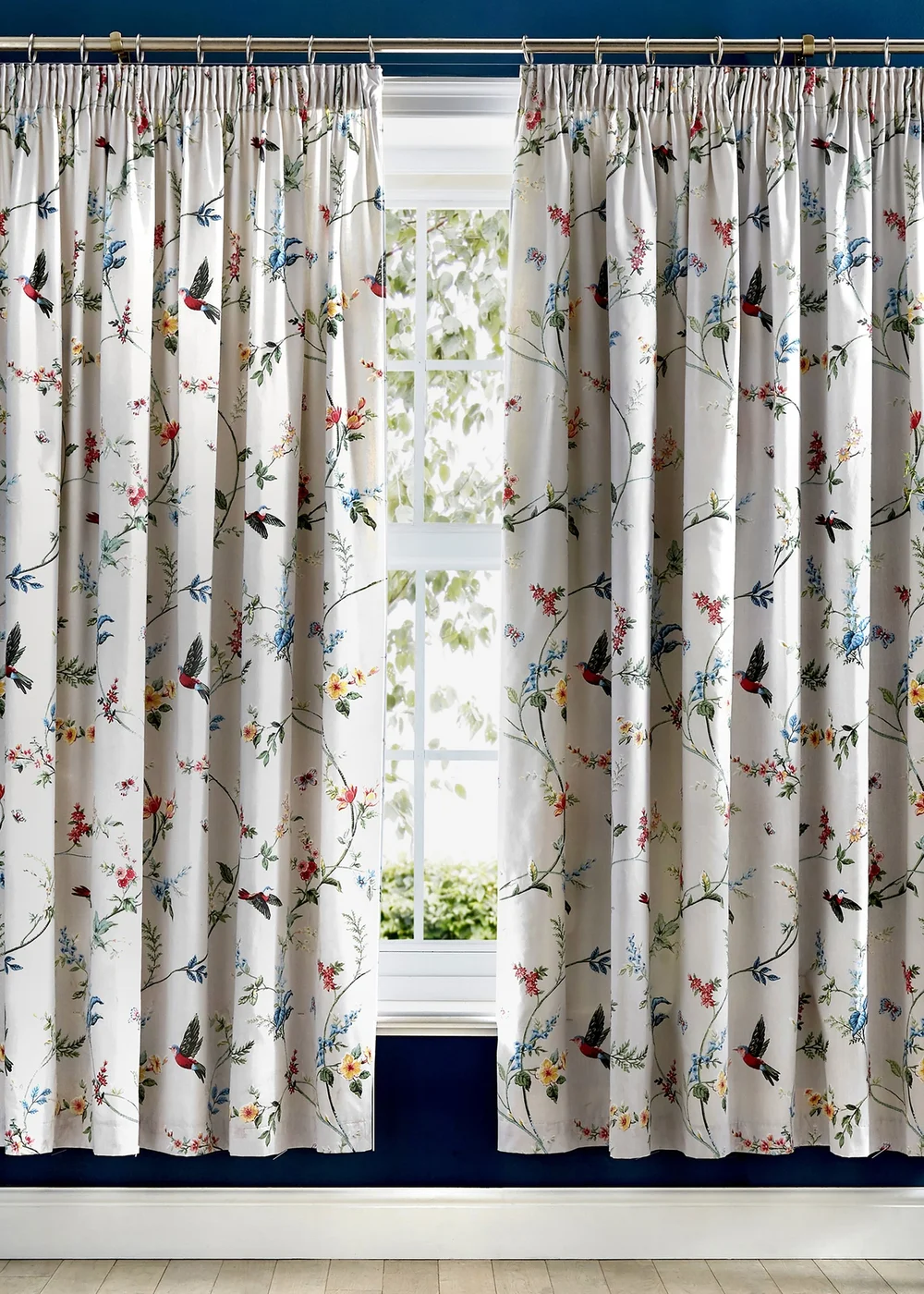 Dreams & Drapes Mansfield Reversible Grey Pencil Pleat Curtains - 66W X 72D (168x183cm) Image 1