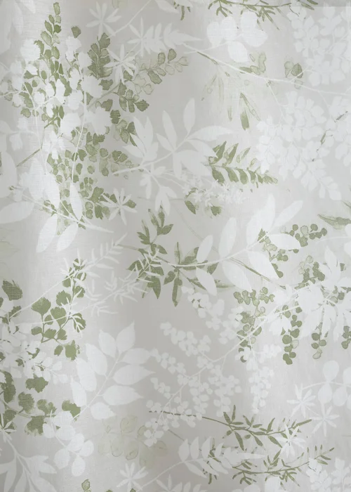 Dreams & Drapes Tiverton Green Voile Panel - 55W X 48D (140x122cm) Image 2