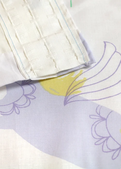 Bedlam Rainbow Unicorn White Pencil Pleat Curtains - 66W X 72D (168x183cm) Image 2