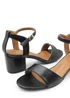 Where's That From Black Adrianna Wide Fit PU Strappy Heels - Size 9 Image 2