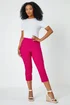 Roman Cerise Petite Cropped Stretch Trouser - 8 Image 4