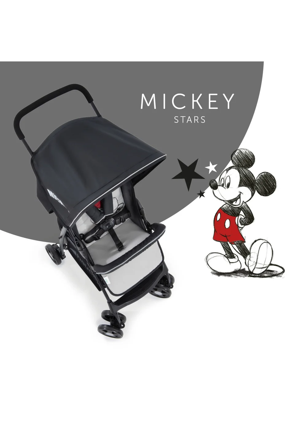 Hauck Mickey Stars Sport Pushchair - One Size Image 5