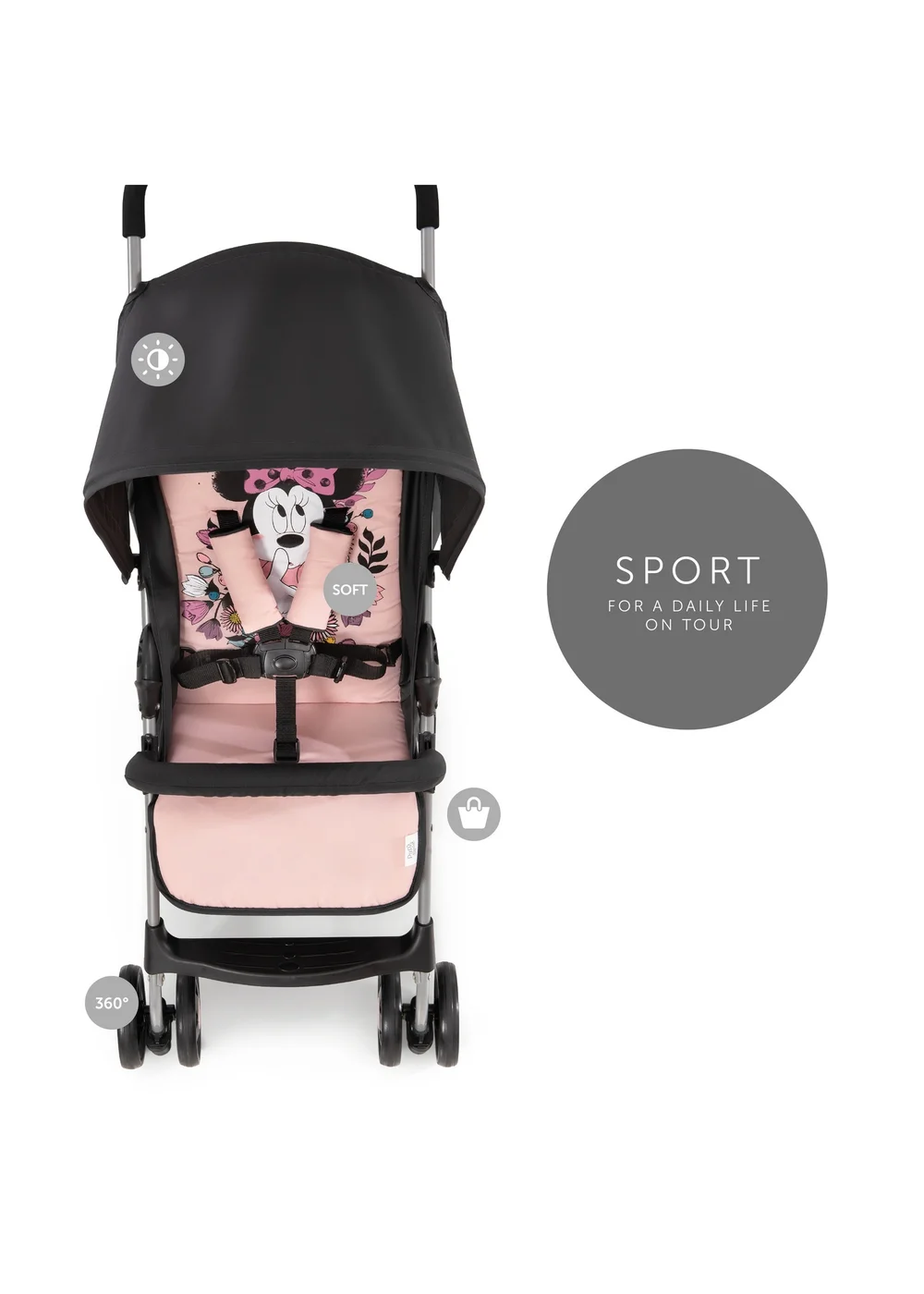 Hauck Minnie Sweetheart Sport Pushchair - No Size Image 3