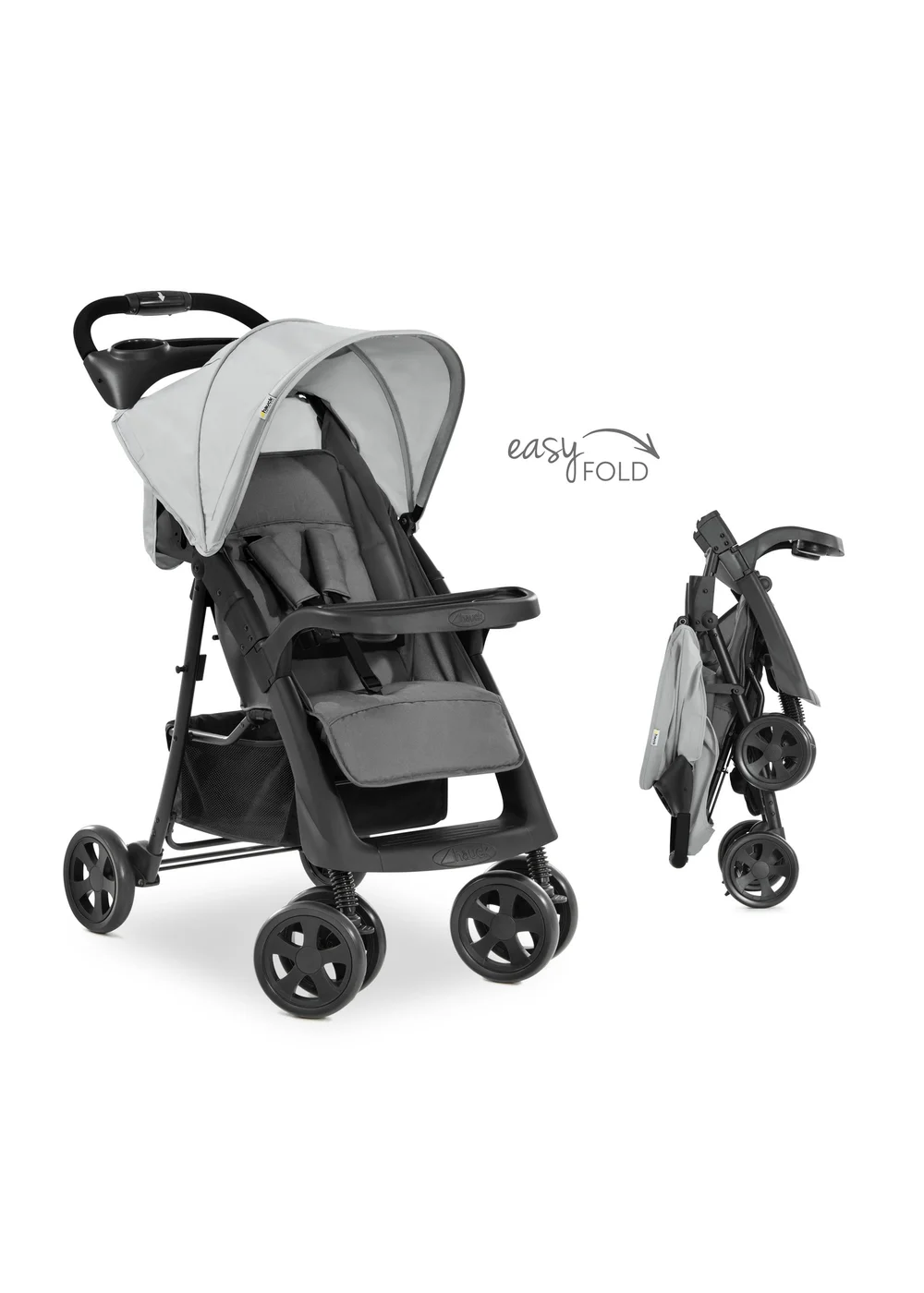 Hauck Grey Shopper Neo II Pushchair - One Size Image 5