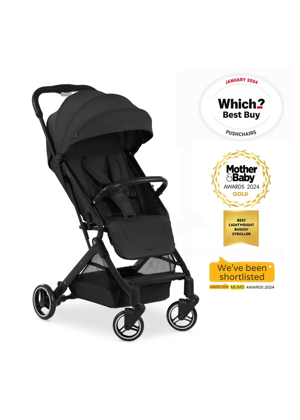 Hauck Black Travel N Care Pushchair - No Size Image 2
