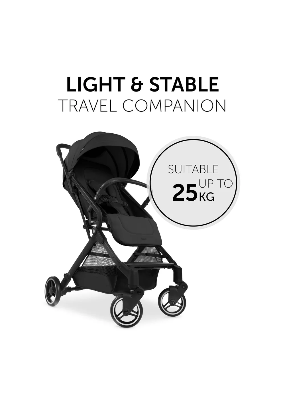 Hauck Black Travel N Care Pushchair - No Size Image 4