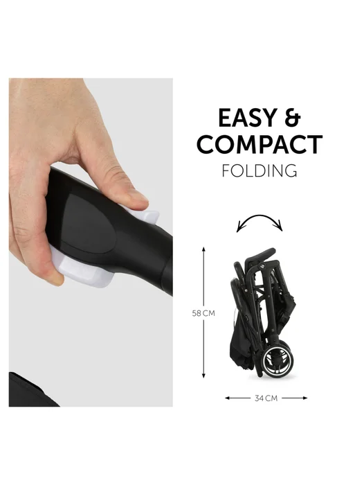 Hauck Black Travel N Care Pushchair - No Size Image 5