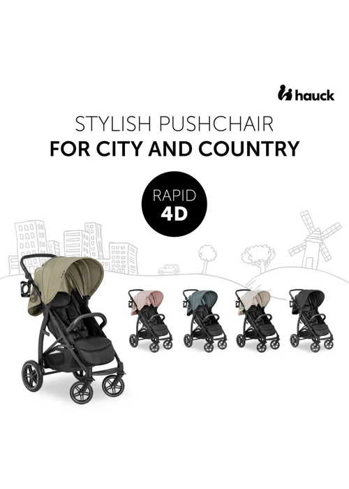 Hauck Rose Rapid 4D Pushchair - No Size Image 2