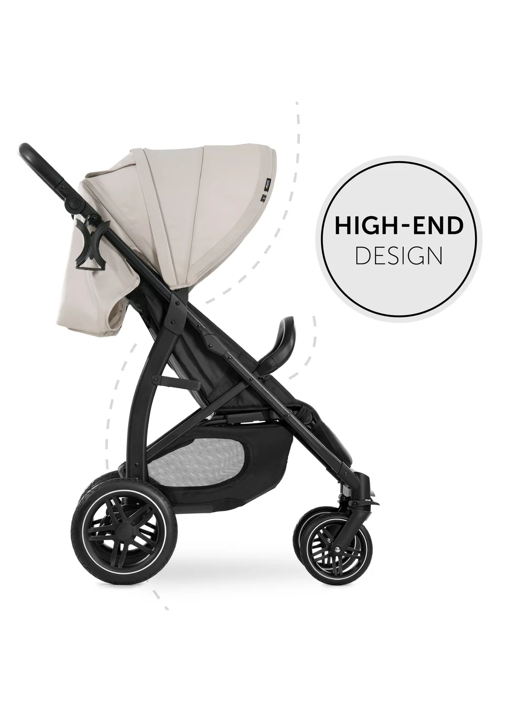 Hauck Beige Rapid 4D Pushchair - No Size Image 3