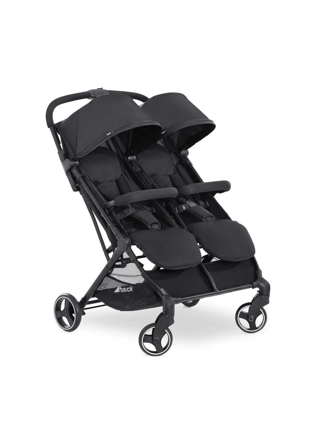 Hauck Black Swift X Duo Double Pushchair - One Size Image 1