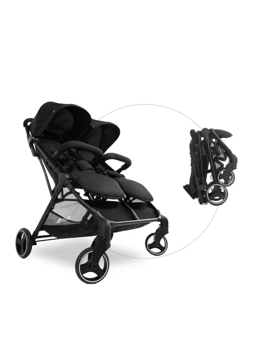Hauck Black Swift X Duo Double Pushchair - One Size Image 4