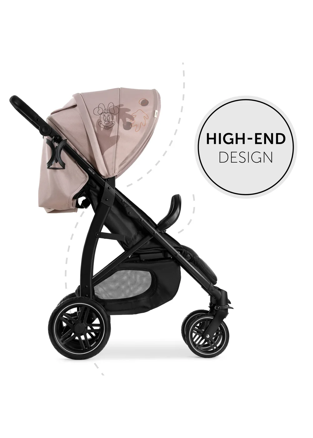 Hauck Minnie Mouse Rose Rapid 4D Pushchair - No Size Image 3