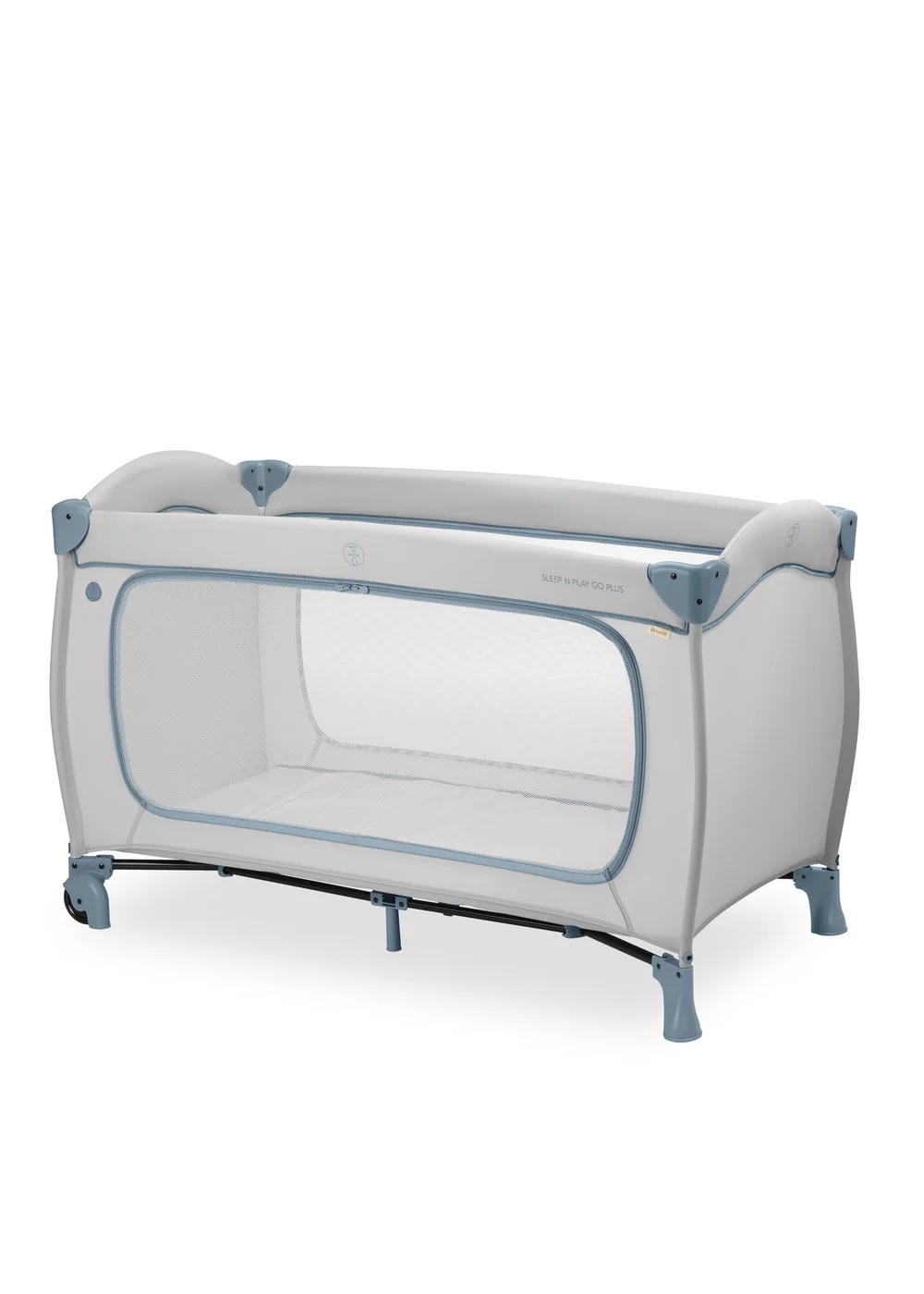 Hauck Dusty Blue Sleep N Play Go Plus Travel Cot - No Size Image 1
