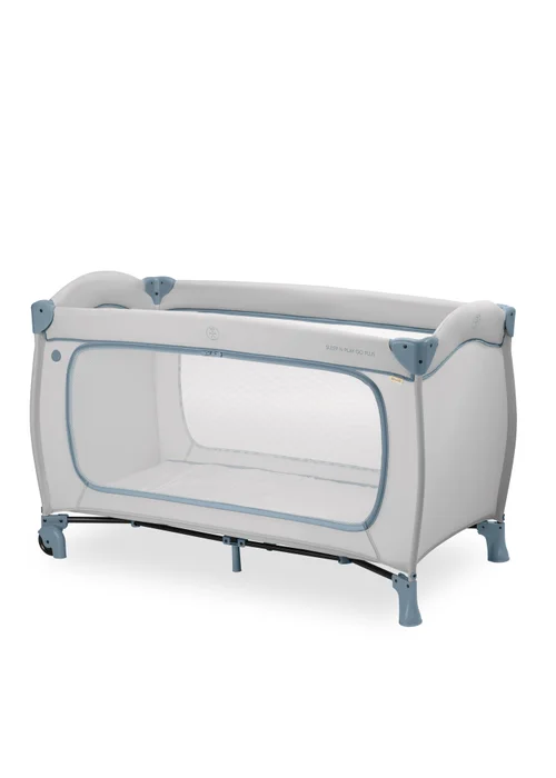 Hauck Dusty Blue Sleep N Play Go Plus Travel Cot - No Size Image 1
