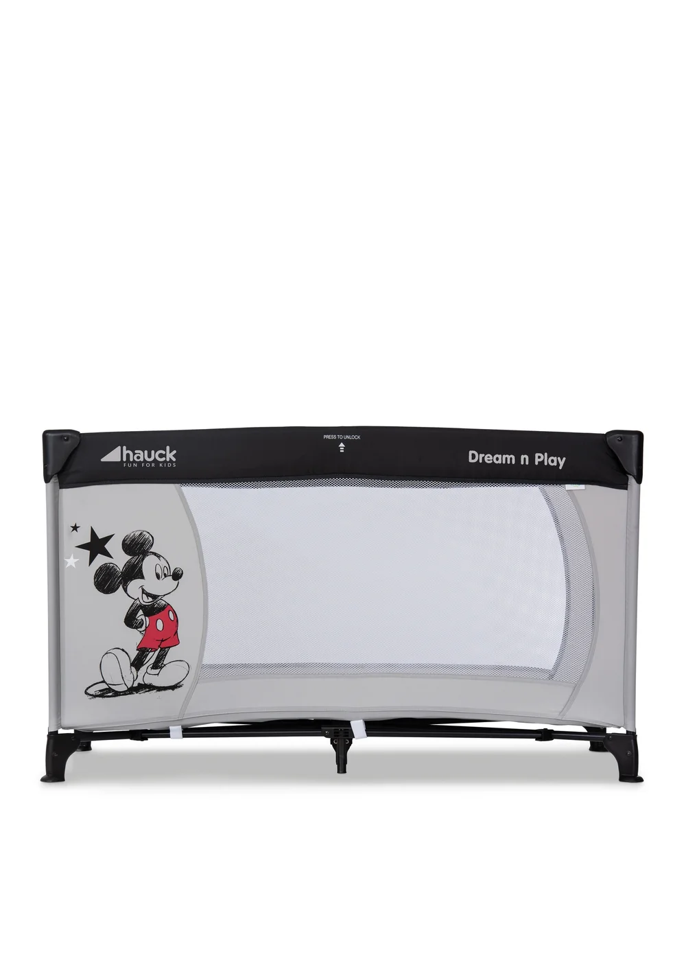 Hauck Mickey Stars Dream N Play Travel Cot - No Size Image 2