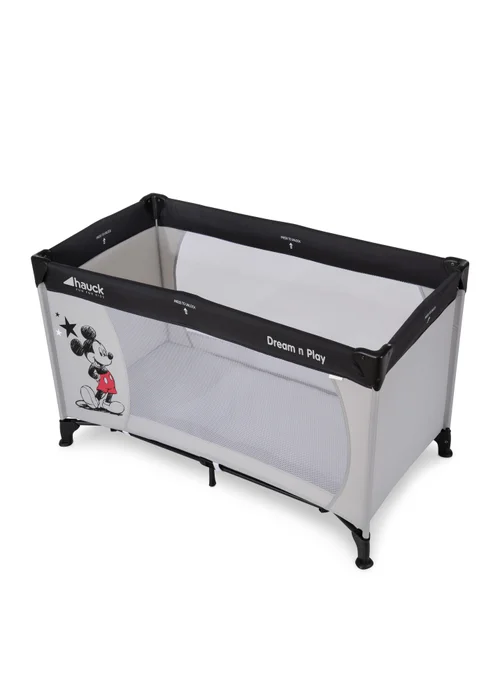 Hauck Mickey Stars Dream N Play Travel Cot - No Size Image 3