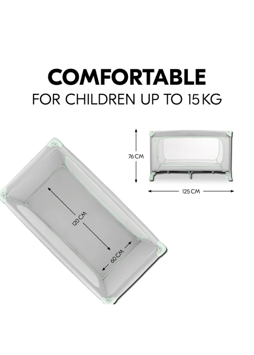 Hauck Mint Dream N Play Plus Travel Cot - No Size Image 3